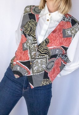 Funky waistcoat blouse