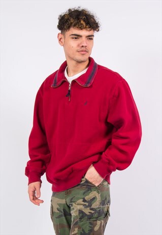 NAUTICA 1/4 ZIP SWEATSHIRT