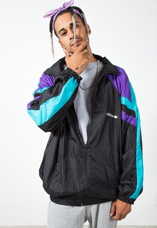 VINTAGE ADIDAS SPORT SHELL JACKET / S1921