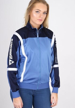 VINTAGE BLUE LECOQ SPORTIF SPORTS JACKET