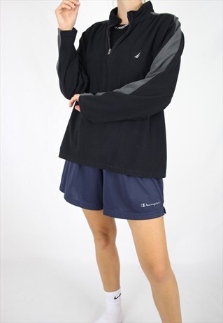 VINTAGE 90S NAUTICA 1/4 ZIP FLEECE JACKET