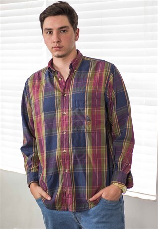 VINTAGE NAUTICA SHIRT LOGO 90S M 8