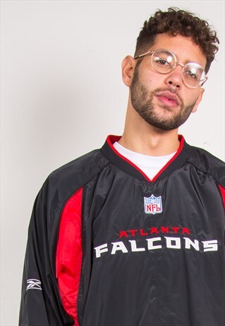 REEBOK WINDBREAKER JACKET NFL ATLANTA FALCONS