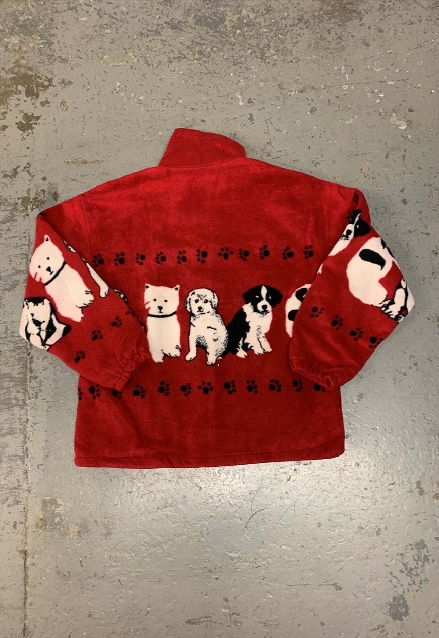 Dog hot sale print jacket