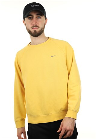 VINTAGE NIKE SWEATSHIRT YELLOW