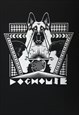 DOGHOUSE TSHIRT WITH GERMAN SHEPHERD DOG GRAPHIC PRINT
