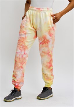 Joggers Hand dyed in orange, red and yellow
