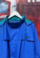 VINTAGE PVC VINYL RAINCOAT MENS L STEARNS WATERPROOF HOOD 