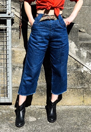 VINTAGE 70S WRANGLER BLUE WESTERN JEANS