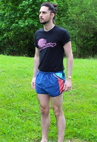 VINTAGE 80S SPRINTER GYM SHORTS - 30 WAIST