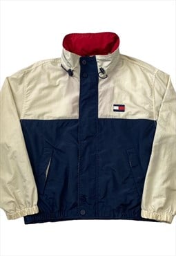 Tommy Hilfiger Vintage Men's Navy & Cream Lightweight Jacket