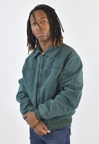 VINTAGE GREEN CARHARTT WORK JACKET
