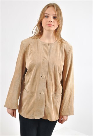 VINTAGE 90'S SUEDE LEATHER JACKET