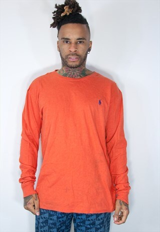 THIN RALPH LAUREN COTTON SWEATSHIRT