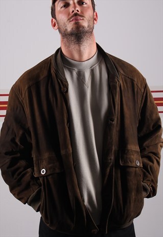 CANDA SUEDE BOMBER JACKET