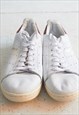 VINTAGE WHITE ADIDAS LEATHER TRAINERS