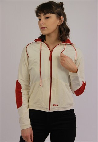 VINTAGE FILA ZIP UP HOODIE