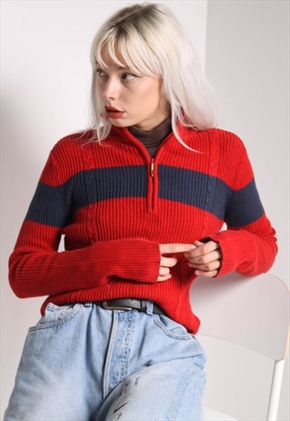 red hilfiger jumper