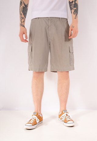 VINTAGE DOCKERS CARGO CHINO SHORTS KHAKI