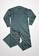 80'S 90'S UNISEX DENIM SWISS ARMY PILOT MECHANIC OVERALLS