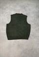 DOCKERS KNITTED SWEATER VEST PULLOVER GRANDAD KNIT