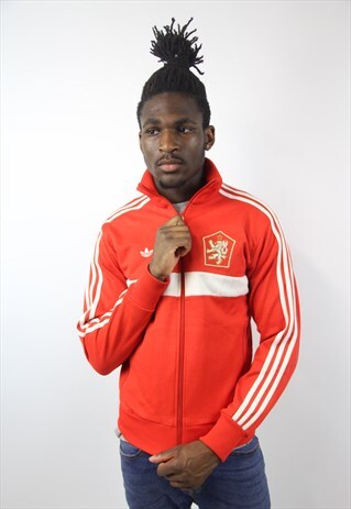 VINTAGE ADIDAS RED SPORTS 90S JACKET