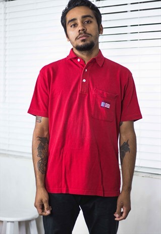 VINTAGE CHAPS RALPH LAUREN SHIRT LOGO 90S S 10.9