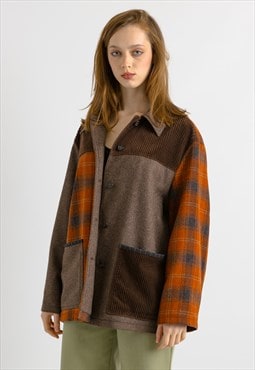 Vintage Wool Jacket, Benetton jacket, Wool Jacket 7339