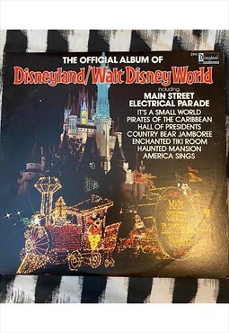 Vintage 1980s Disney official Disneyland vinyl record 