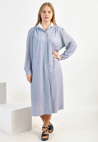 VINTAGE 80S LONG SLEEVE MIDI DRESS