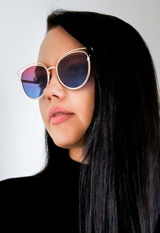 PURPLE OMBRE SUNGLASSES