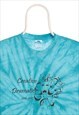 COLOR TONE 90'S TIE DYE T-SHIRT MEDIUM BLUE