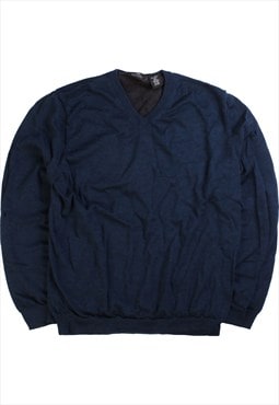 Vintage 90's Calvin Klein Jumper / Sweater Plain Knitted V