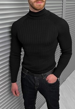  Turtleneck sweater black