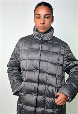 Light Grey 90s Moncler Puffer Jacket Coat