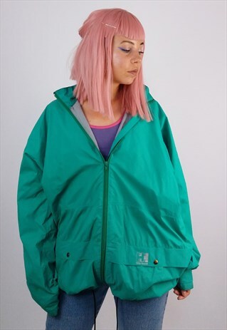 VINTAGE 90'S HELLY HANSEN UNISEX SHELL JACKET / WINDBREAKER