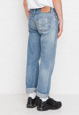 VINTAGE BLUE LEVI'S 501 FIT DENIM JEANS