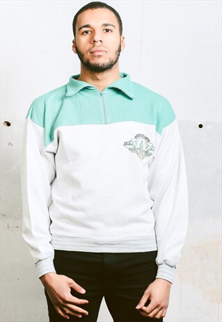 VINTAGE 80S 1/4 ZIP SWEATSHIRT