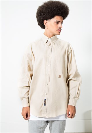 VINTAGE 80S TOMMY HILFIGER SHIRT / S5003
