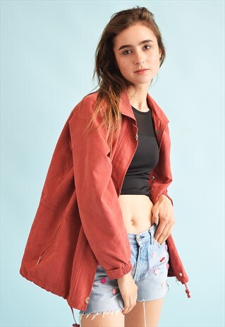 90'S RETRO FESTIVAL OVERSIZED SCANDI JACKET TOP