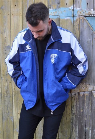 VINTAGE 90'S UMBRO FOOTBALL WINDBREAKER TRACK JACKET