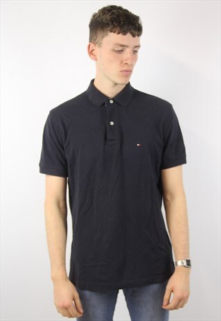 VINTAGE TOMMY HILFIGER NAVY POLO SHIRT
