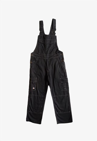 Vintage Dickies Black Workwear Bib Overalls Dungarees