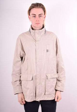 FILA MENS VINTAGE JACKET MEDIUM BEIGE 90S