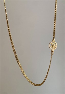 Authentic Dior Pendant- Reworked Necklace