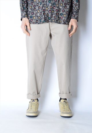 VINTAGE 90S BEIGE RALPH LAUREN CHINOS PANTS