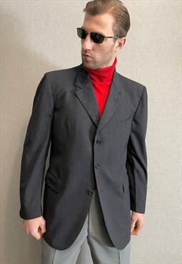 FENDI vintage Mens wool Blazer jacket three button size 56