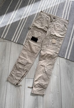 Aeronautica Militare Beige Multipocket Pants