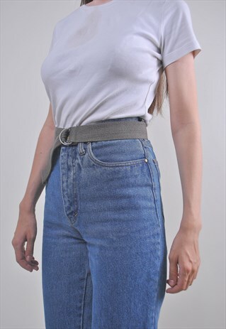 VINTAGE GRAY MINIMALIST WORKER BELT