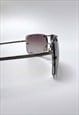 CHRISTIAN DIOR SUNGLASSES RECTANGLE TINTED REFLECTIVE PURPLE